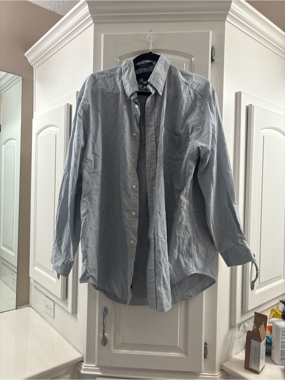 Tommy Hilfiger Blue Pinstripe Button-Down Shirt